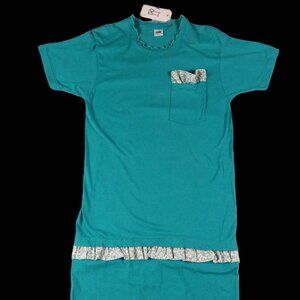 size large 80s midi shirt dress